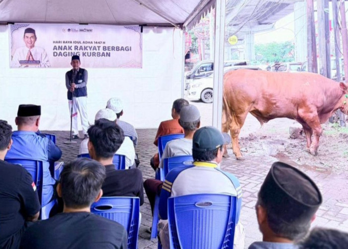 Semangat Berbagi di Hari Raya, Rudianto Lallo Kembali Berqurban 11 Ekor Sapi untuk Warga Sulsel 1
