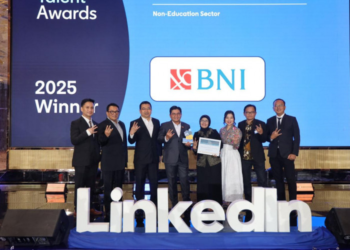BNI Satu-satunya Bank Himbara yang Raih Penghargaan Pelopor Talent Insights LinkedIn Talent Awards 2025 