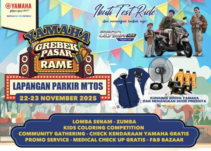 Grebek Pasar Rame Yamaha Akan Sambangi MToS Makassar, Hadirkan Promo dan Hiburan Gratis