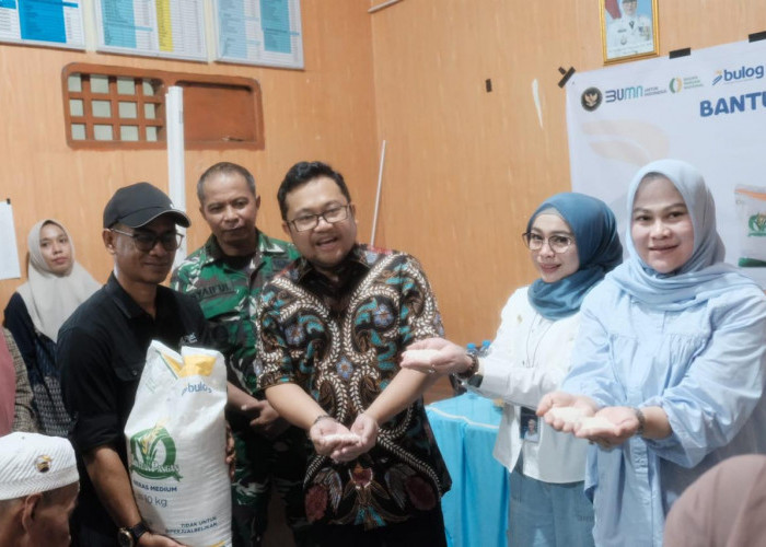 Bantuan Pangan Beras Mulai Disalurkan, Wabup DM Minta Diawasi