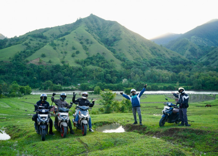 Yamaha GEAR ULTIMA Tuntaskan Ekspedisi 2.740 Km, Promosikan Keindahan Alam Sulawesi