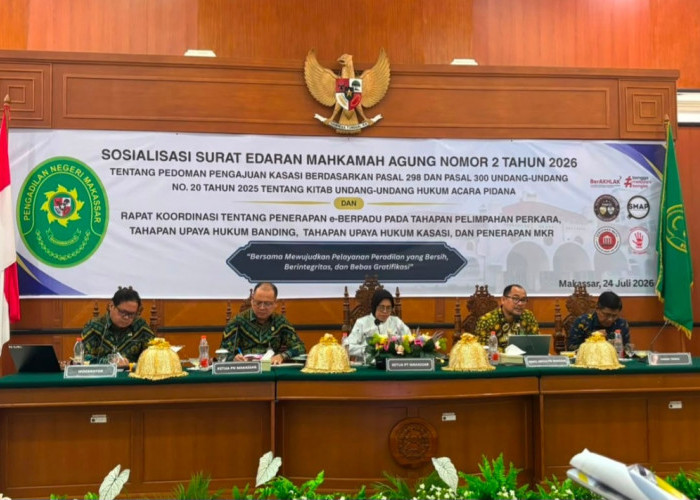 Pengadilan Negeri Makassar Perkuat Komitmen Peradilan Bersih Lewat Sosialisasi SEMA Pengajuan Kasasi