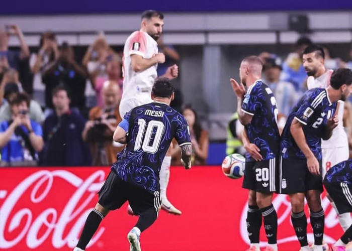 Albiceleste Babat Jordania 3-1, Messi Kembali Cetak Gol Sensasional