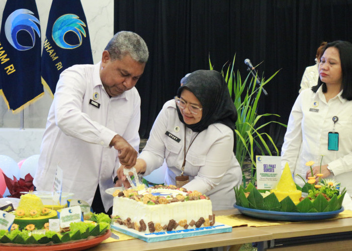 Genap Setahun Berkiprah, Kanwil HAM Sulsel Gelar Tasyakuran