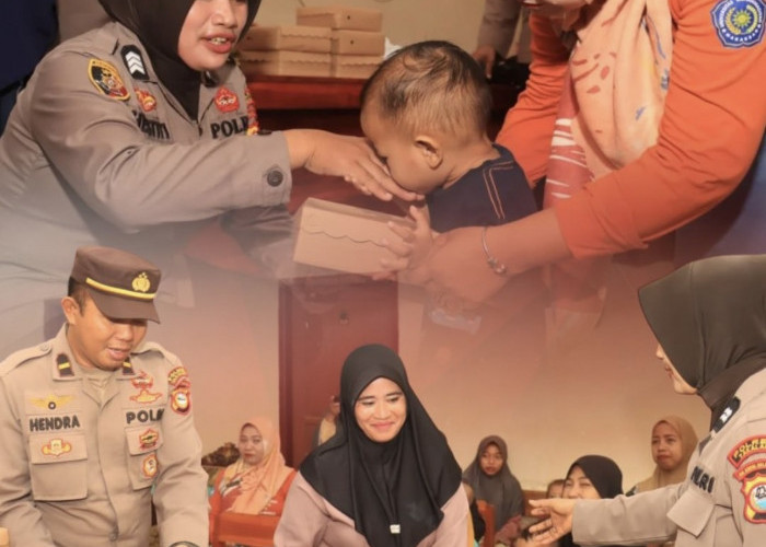 Kapolres Takalar Jadi Bapak Asuh Anak Stunting, Inisiasi “Jumat Berkah” Sentuh Balita dan Ibu Hamil