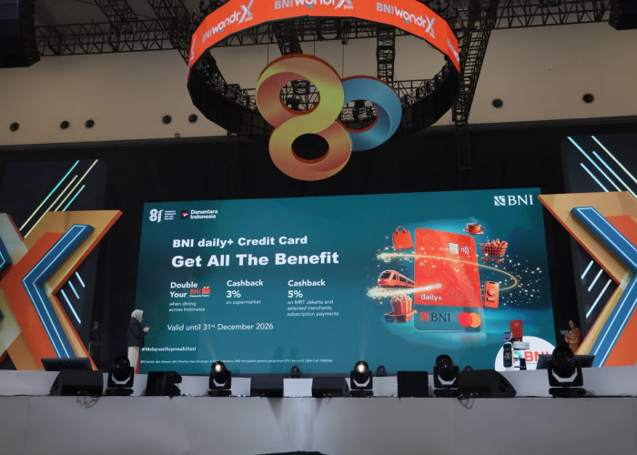 BNI Hadirkan Kartu Kredit daily+, Belanja Harian Bisa Dapat Cashback dan Rewards