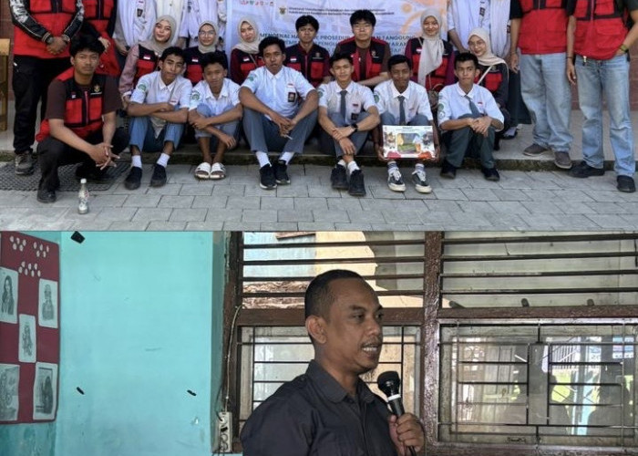 Mahasiswa KKN Unhas Gandeng KPU dan Bawaslu Edukasi Pemilih Pemula di SMA DDI Maros