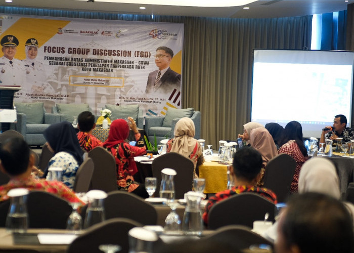 FGG Distaru Bahas RDTR Batas Administratif Makassar-Gowa