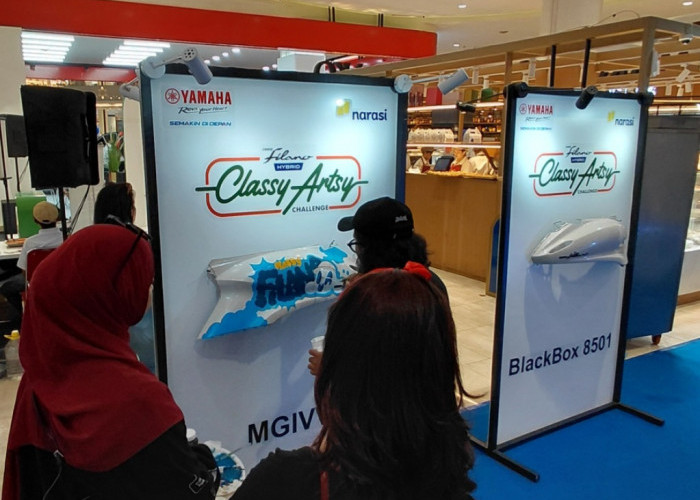 Motor Dilukis Langsung, Classy Artsy Challenge Jadi Magnet Pengunjung TSM Makassar