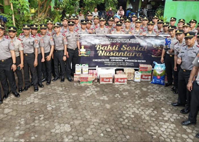 Siswa SIP Angkatan 55 Polda Sulsel Gelar Bakti Sosial di Panti Asuhan An-Nashar Makassar