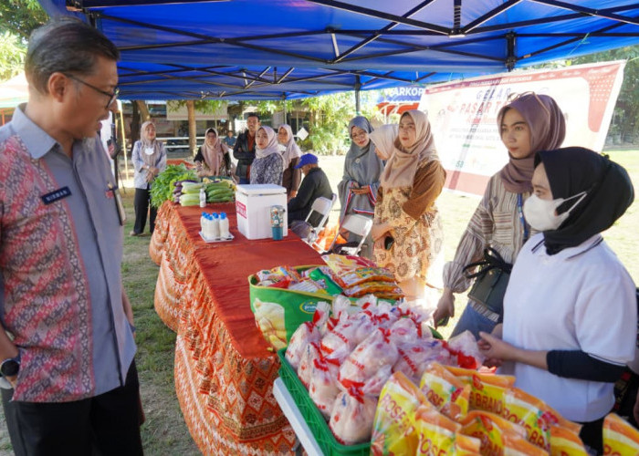 Kolaborasi OPD Terkait, DKP Gelar Pasar Tani