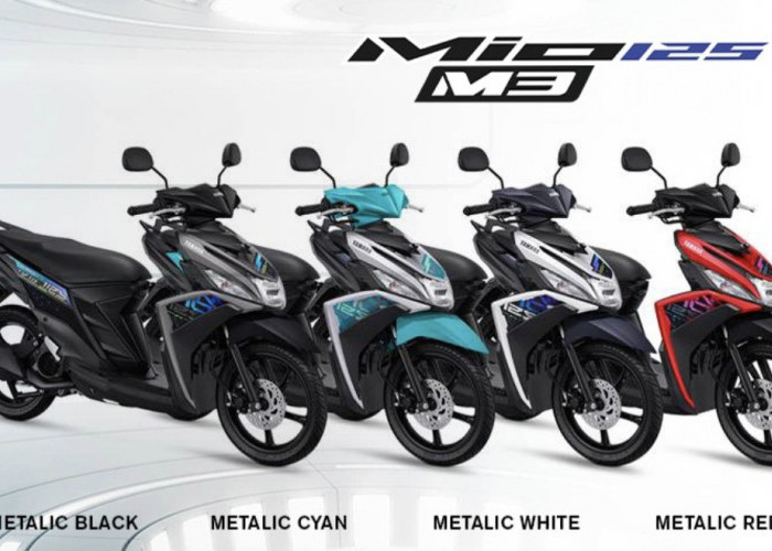 Yamaha Mio M3, Skutik Legendaris Tampil Sporty dengan Warna Baru 