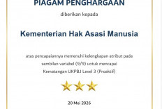 Kementerian HAM Raih Penghargaan UKPBJ Proaktif Level 3 dari LKPP
