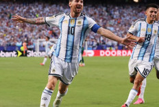 Argentina versus Aljazair 3-0, Messi Hattrick