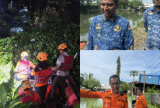 Asrul Pria yang Lompat ke Sungai Pampang Belum Ditemukan,Tim Gabungan Terkendala Enceng Gondok dan Arus Deras