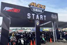 Kolaborasi Satu Dekade MAXI Yamaha dan Prostreet, Lapangan Terbang Disulap Jadi Arena Adu Kecepatan