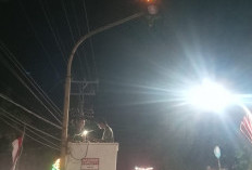 Warning Light di Dua Titik Jalan Jenderal Sudirman Takalar Kembali Menyala, Dishub Bergerak Cepat