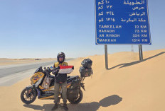 Kisah Perjalanan Biker XMAX Tembus 12 Negara untuk  Umrah di Tanah Suci Mekah