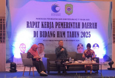 Hadiri Rapat Kerja Bidang HAM, Kakanwil KemenHAM Sulsel Ikut Dorong Penguatan Implementasi HAM di Daerah