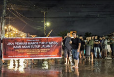 Pemkab Maros Dianggap Tutup Mata Soal Banjir, Warga Bumi Findaria Mas 1 Ancam Blokir Jalan