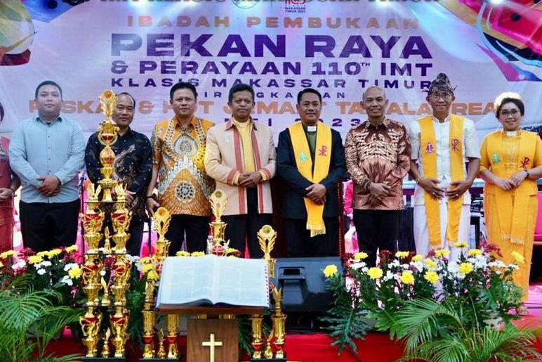 Camat Tamalanrea Hadiri Perayaan 110 Tahun IMT Klasis Makassar Timur