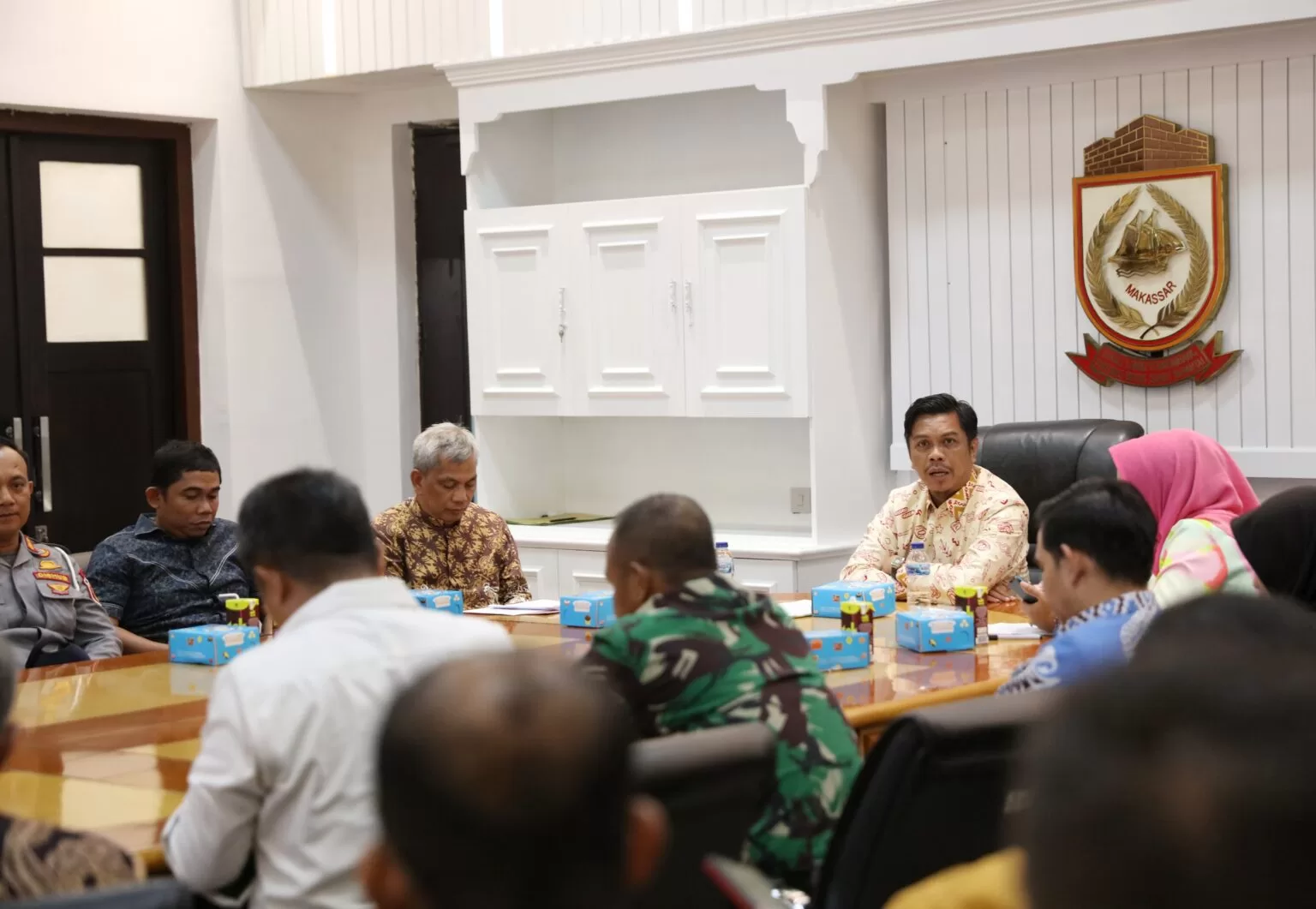 Dinas Pertanahan Hadiri Rakor Penataan PK5 Kawasan Pasar Pamos Cenderawasih