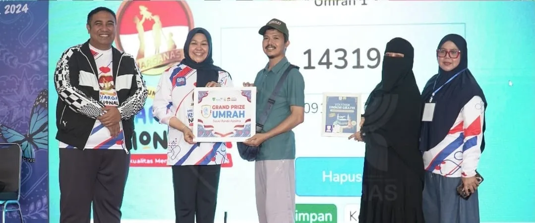 Diikuti 11 Ribu Orang, Jalan Sehat Harganas di Maros Berhadiah Tiga Paket Umrah