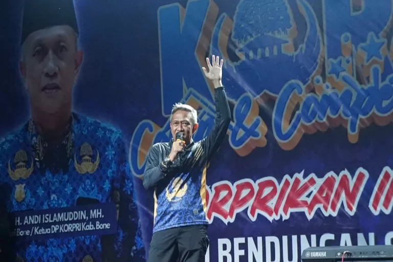 Semarak Korpri Camp and Competition Tahun 2023 Bone di Bendungan Salomekko