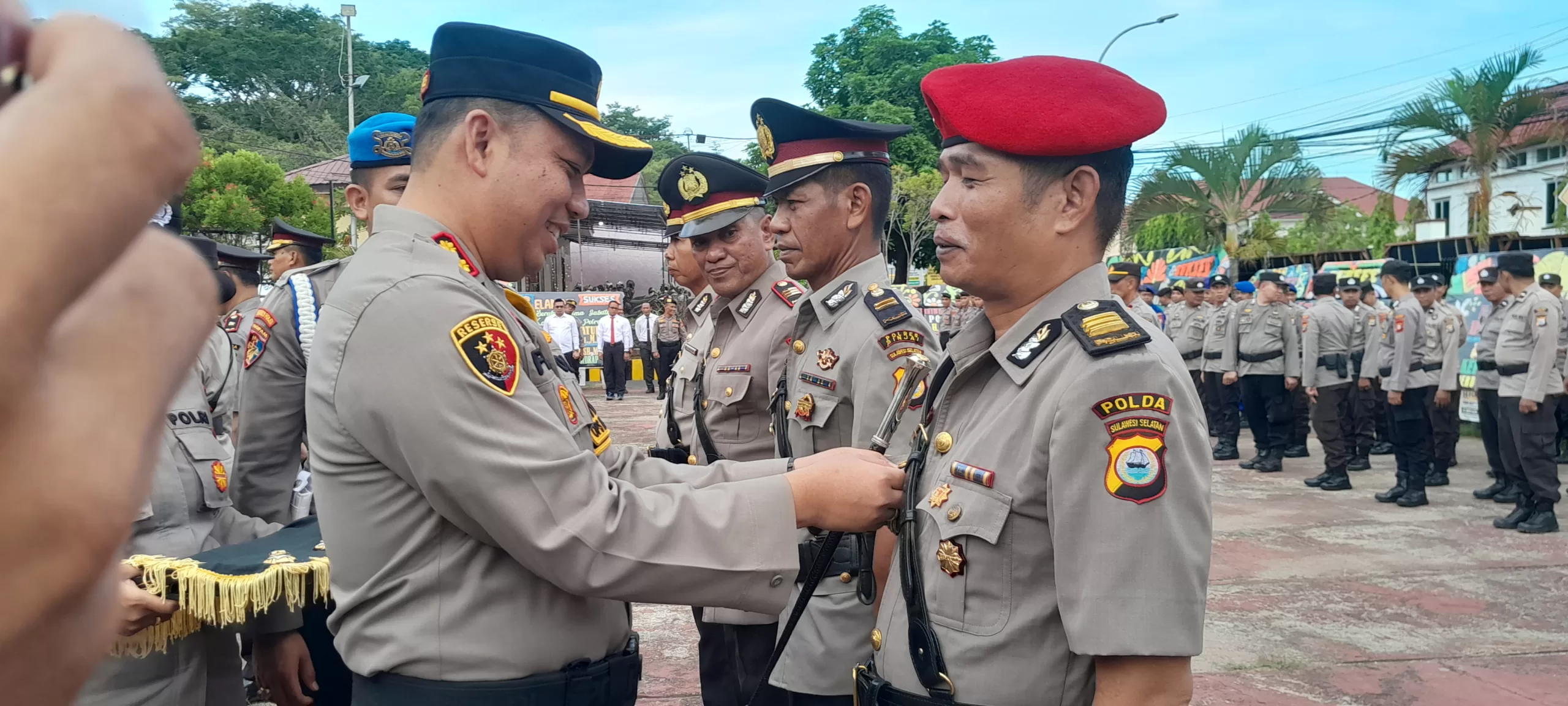 Jabatan Wakapolres, 2 Kasat dan 5 Kapolsek Serta Kasi Propam Polres Sinjai Berganti