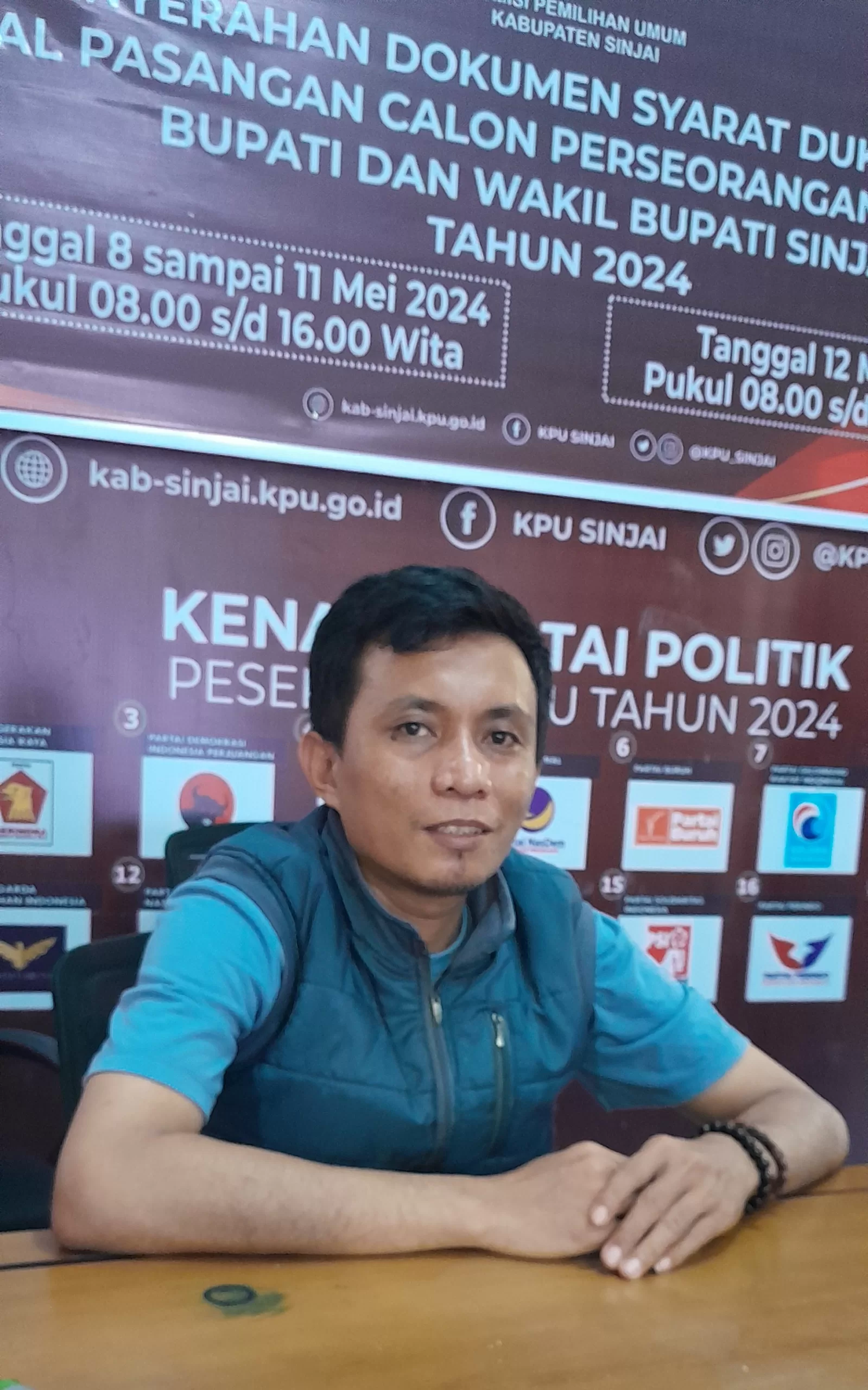 Calon Bupati Jalur Independen Belum Ada Peminat, Jadwal Pendaftaran KPU Sinjai Sisa Dua Hari