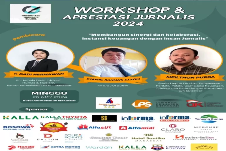 KJS Gelar Workshop dan Apresiasi Jurnalis