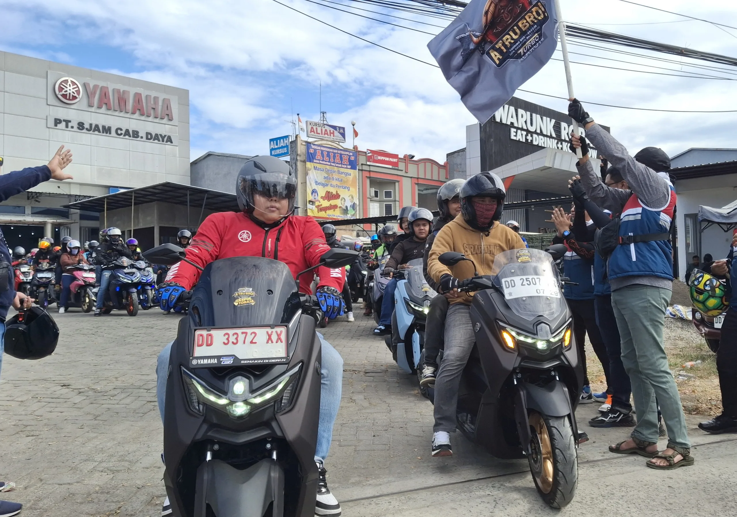 Yamaha Maxi Day 2024, 700 Bikers Maxi Yamaha Berangkat ke Lolai Toraja