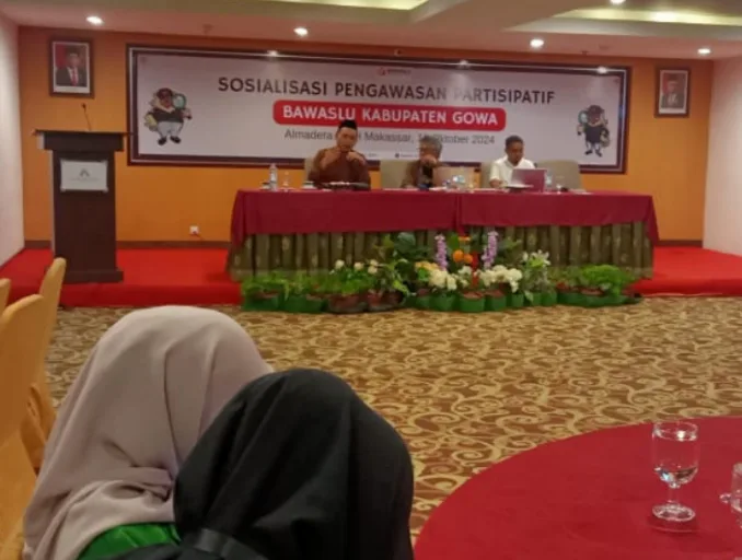 Sosialisasi Pengawasan Partisipatif Bawaslu Gowa, Dirut LAPAR: Politik Uang Rusak Demokrasi