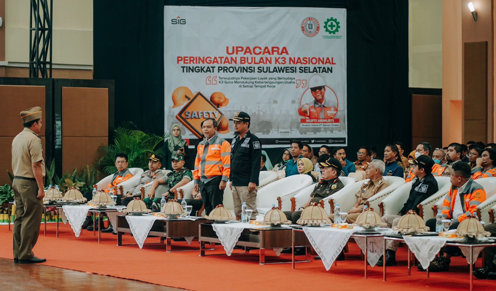 Semen Tonasa Tuan Rumah Upacara Bulan K3 Nasional 2023 Tingkat Provinsi