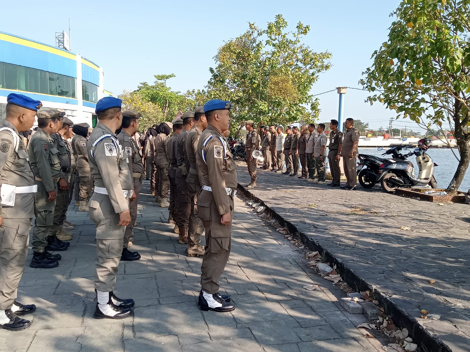 Laskar Pelangi Satpol PP Ikuti Tes Ulang Evaluasi Kinerja