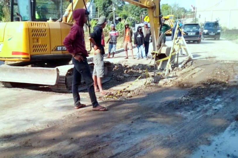 Pacu Rekonstruksi Ruas Jalan di Gowa