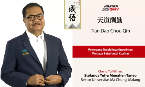 Rektor Universitas Ma Chung, Stefanus Yufra Menahen Taneo: Tian Dao Chou Qin