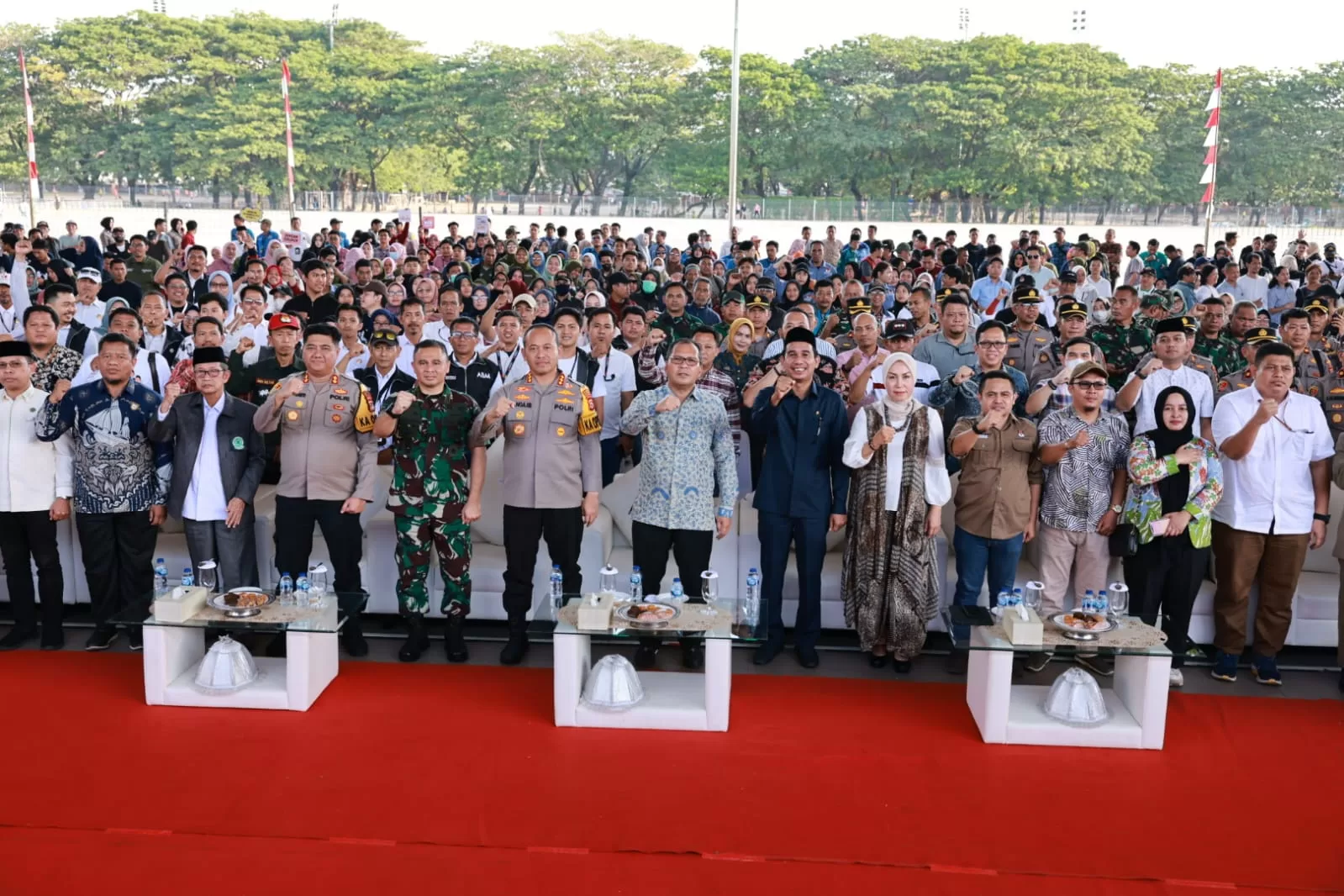 Deklarasi Pemilu Damai, Pemkot Makassar-TNI-Polri Bahu Membahu Jaga Keamanan dan Ketertiban