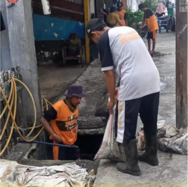 Komitmen Tata Kelola Kota, Satgas Drainase Terus Lakukan Normalisasi Saluran Air