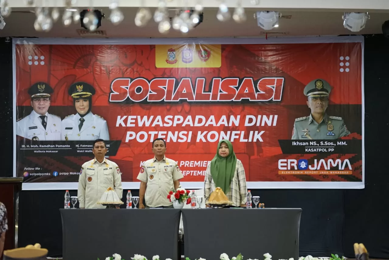 Satpol PP Sosialisasi Kewaspadaan Dini Potensi Konflik