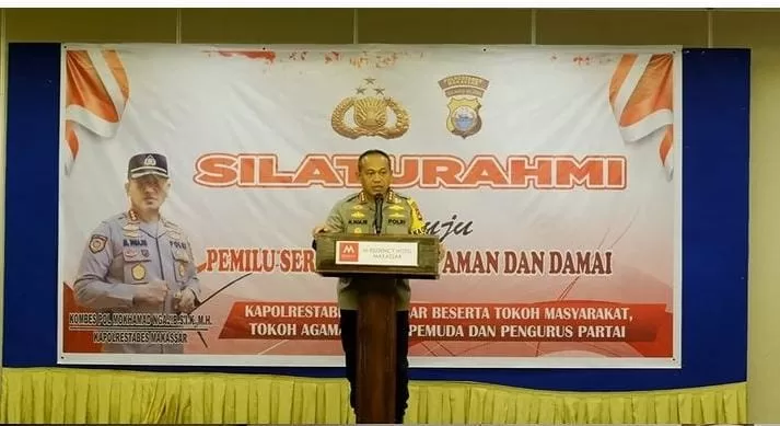 Kecamatan Ujung Pandang dan Polrestabes Makassar Deklarasi Pemilu Damai