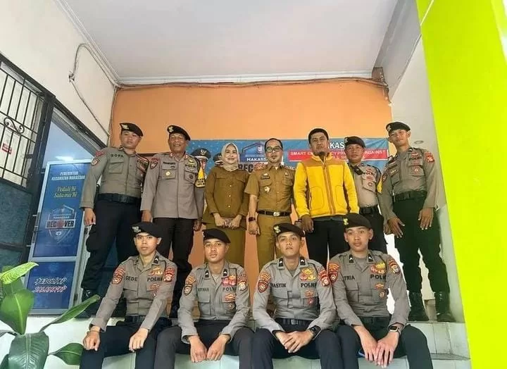 Camat Makassar Terima Kunjungan Anggota Samapta Polda Sulsel