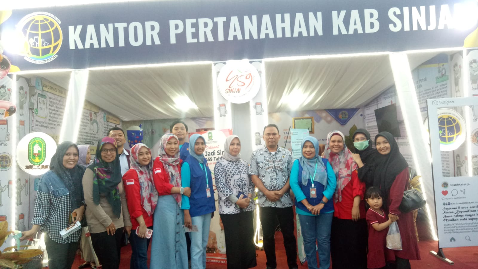 Mau Konsultasi Masalah Pertanahan, Kunjungi Stand BPN Dilokasi Pekan Budaya dan Sinjai Expo