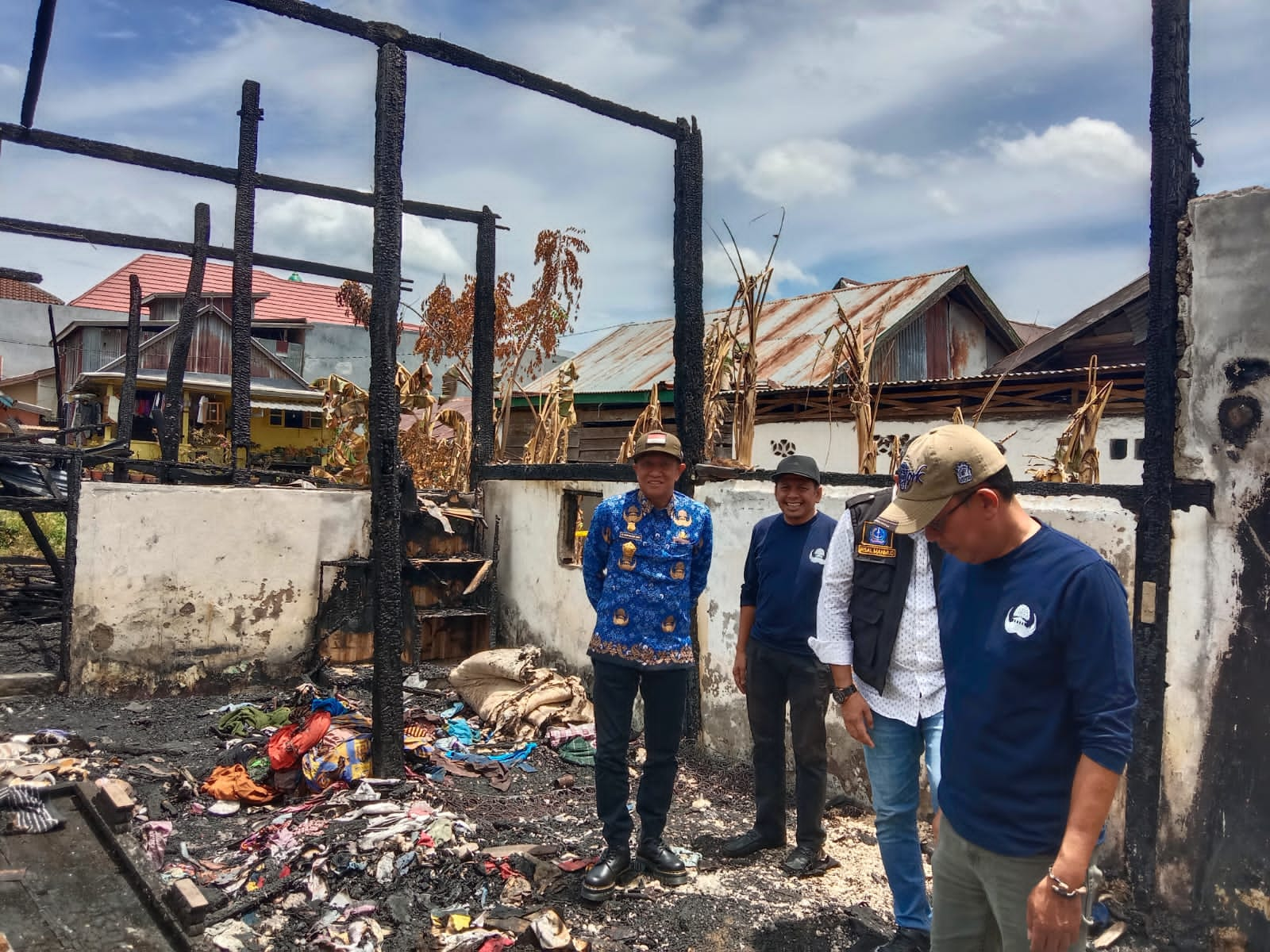 Lagi, Korpri Bone  Bantu korban  Kebakaran Dan lakukan  Donor darah