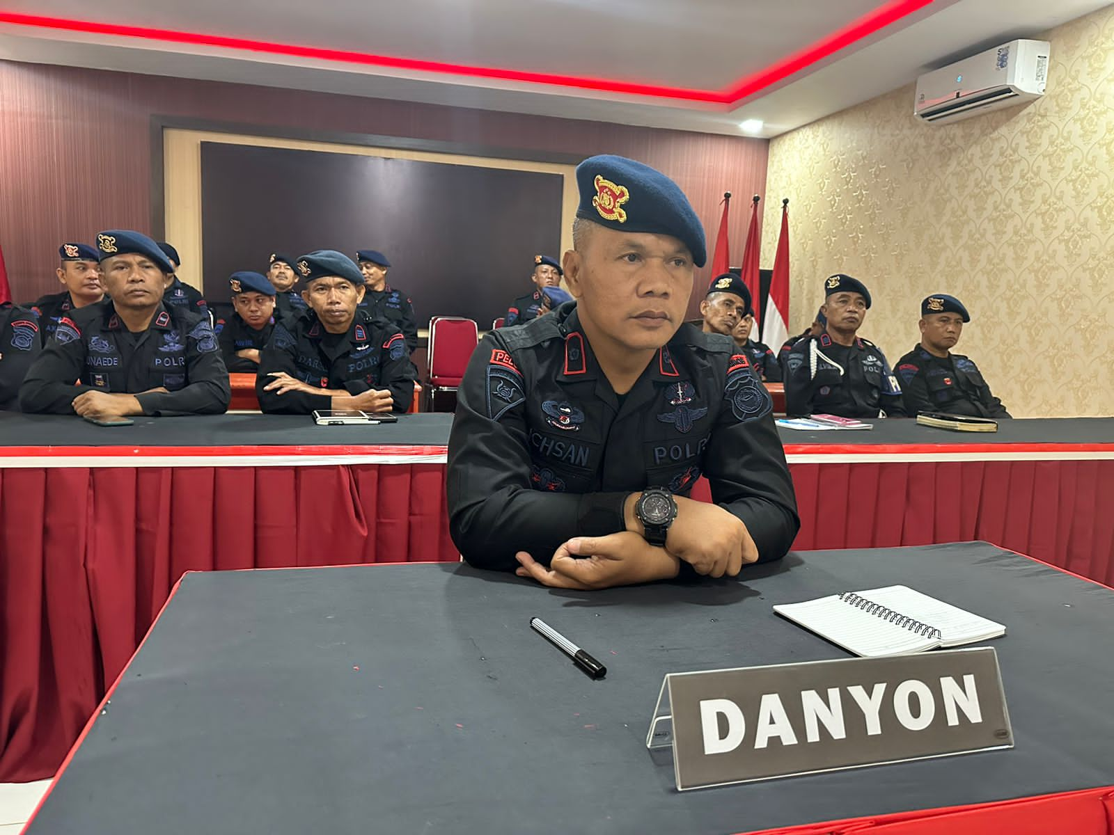 Danyon C Pelopor Ikuti Rakernis Korps Brimob Polri Tahun 2023 Melalui Zoom Meeting