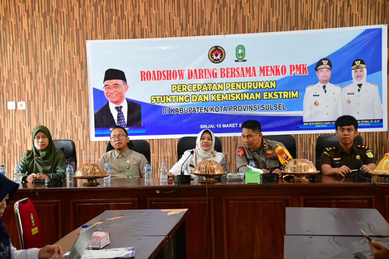 Virtual Bersama Menko PMK, Wabup Kartini Beberkan Soal Percepatan Penurunan Stunting dan Kemiskinan Ekstrim di