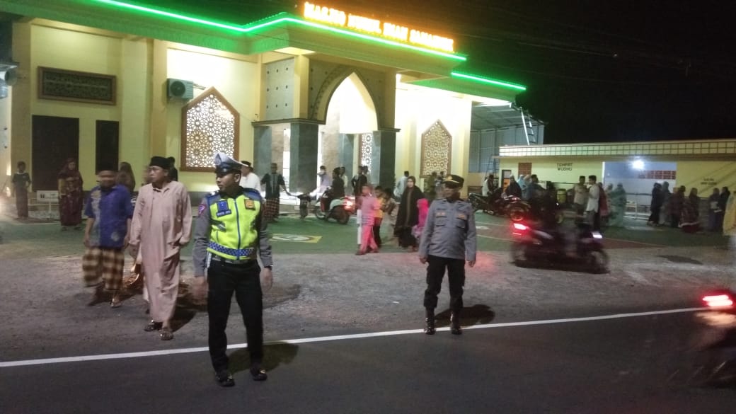 Personel Polres Sinjai Diterjunkan, Pengamanan Salat Tarwih Selama Ramadan