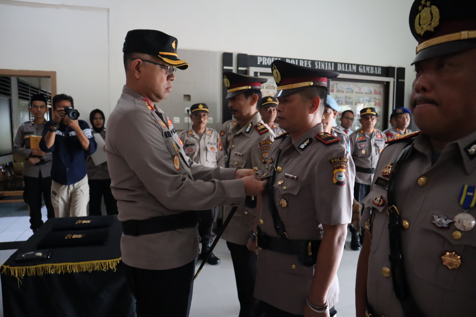 Pejabat Kasat Reskrim dan Kapolsek Selatan Polres Sinjai Berganti, Begini Harapan Kapolres Rachmat