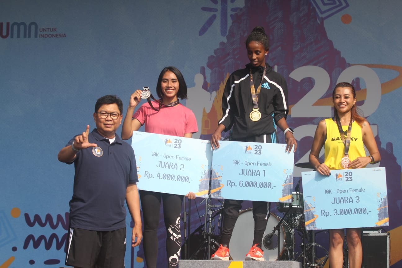 Mandiri Jogja Marathon 2023 Meriah, Pelari Kenya Dominasi Podium di Kategori Marathon Open