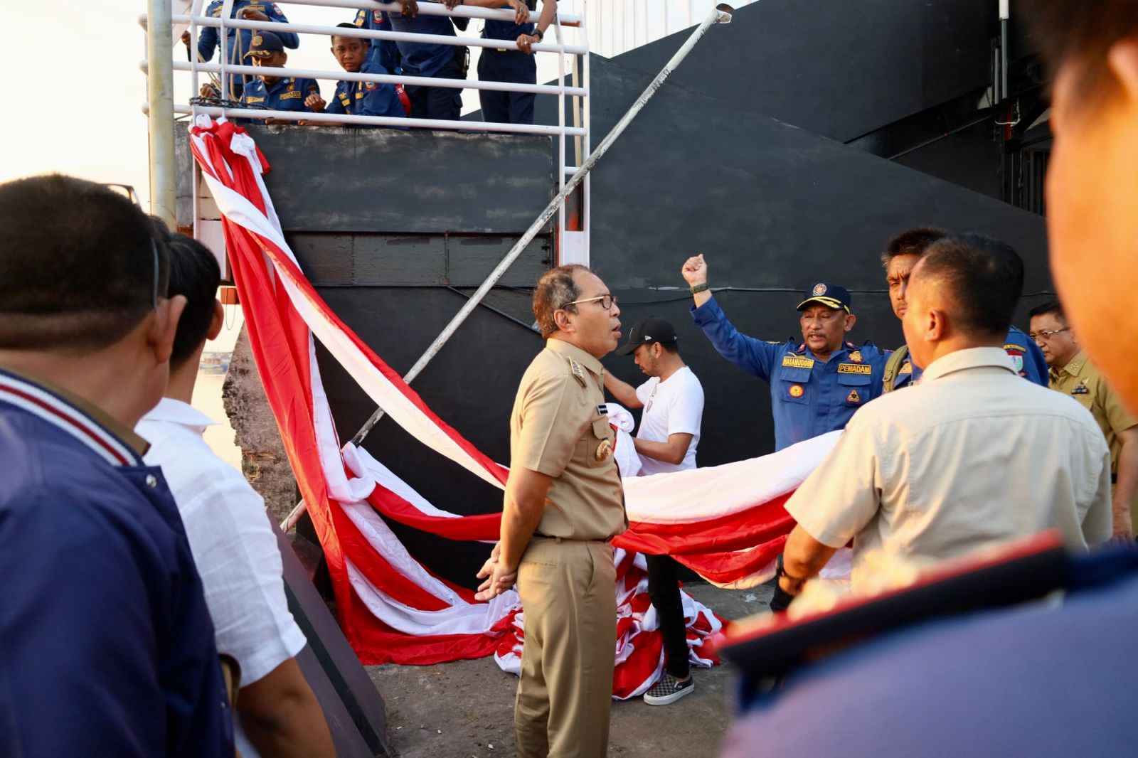 Danny Pomanto Tinjau Persiapan HUT RI ke-78 di Anjungan City Of Makassar